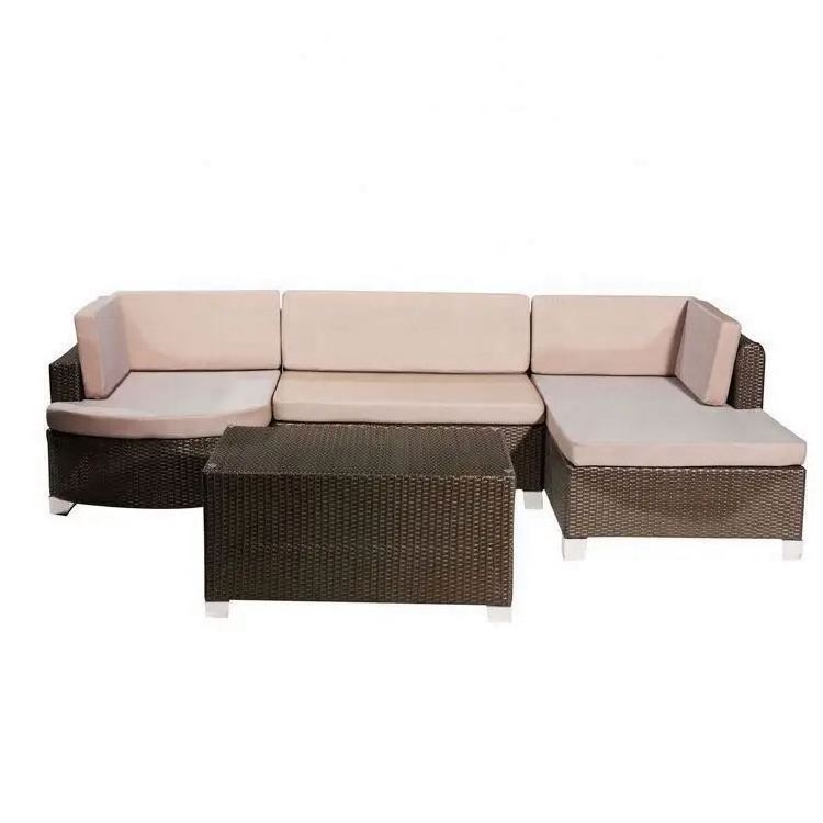 Yinzhou Living Modular Dining Pool Sofa Sets Cushions Outdoor Rattan Wicker Furniture Of 4 Patio Set