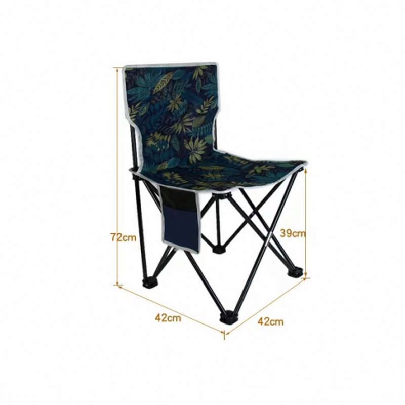 Yinzhou Living Lightweight Outdoor Portable Lawn Folding Camping Chair Recliner Folding Camp Chair