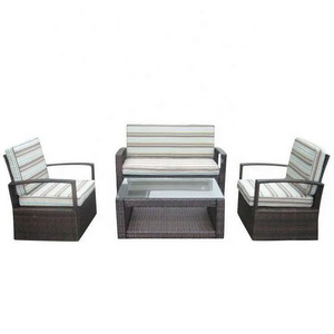 Patio Modular Waterproof Garden Brown Sofa Plastic Rooms To Go Outdoor Rattan Wicker Furniture