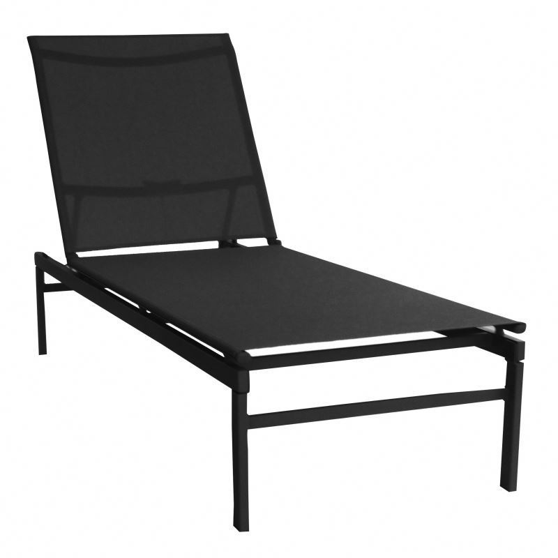 Single Person Deluxe Patio  Sun Loungers Chair Outdoor Metal Chaise Lounge