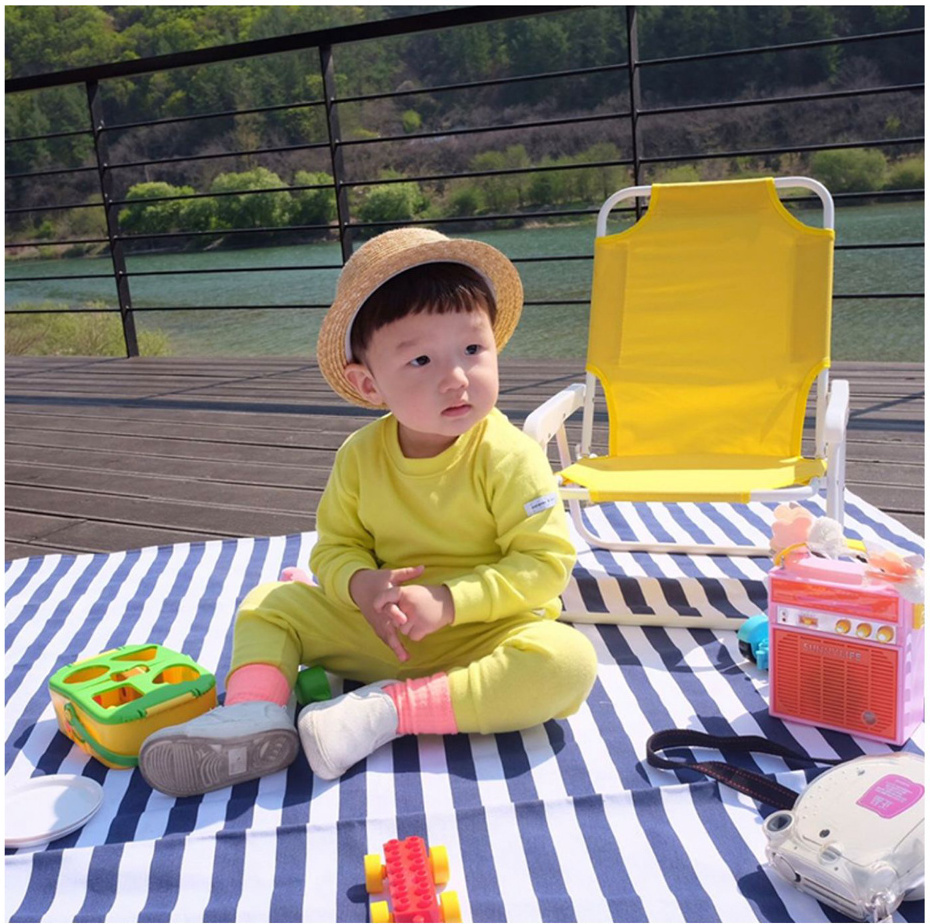 wholesale children baby kids clip on clamp foldable picnic outdoor fishing sun shade folding beach chair with umbrella