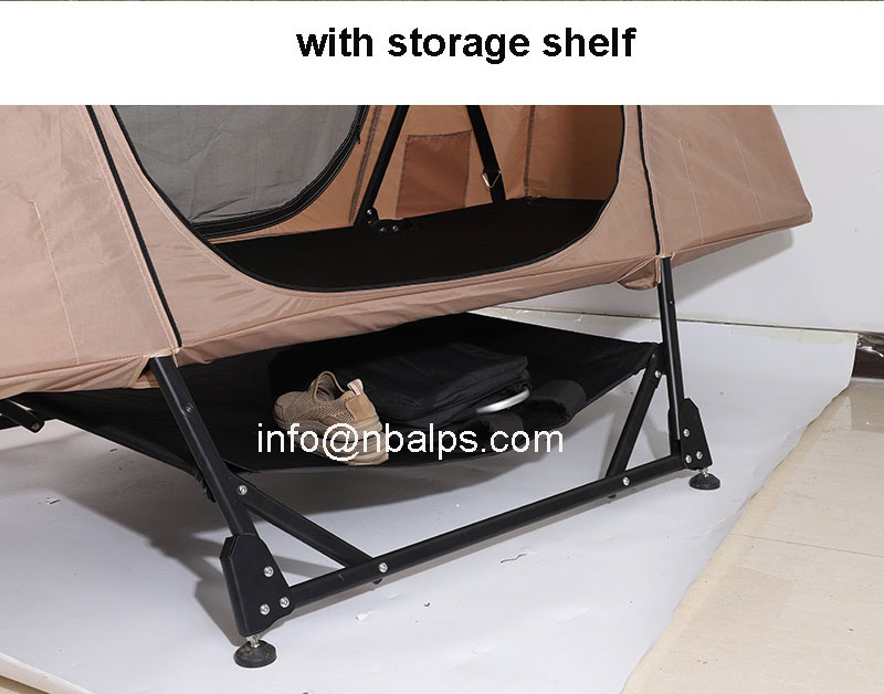 deluxe portable backpack single 1 person outdoor swing hammock sleeping folding bed waterproof beige camping cot tent