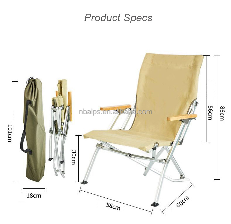 2022 luxury eco friendly single fancy ultra light weight portable comfy folding camping chair with custom logo