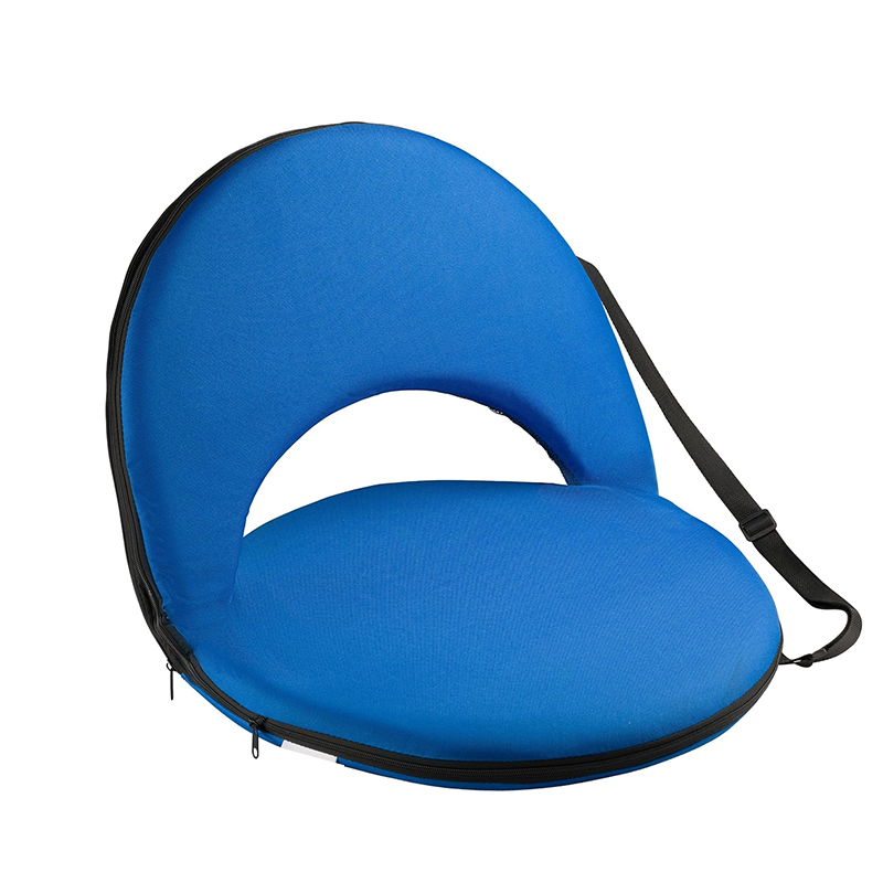 Japanese Style Tatami Seat Folding Stadium Seat Deluxe Outdoor Camping Reclining Waterproof Floor Cushion Chair