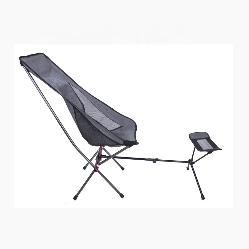 big over size luxury outdoor beach portable folding camping chair with foot rest