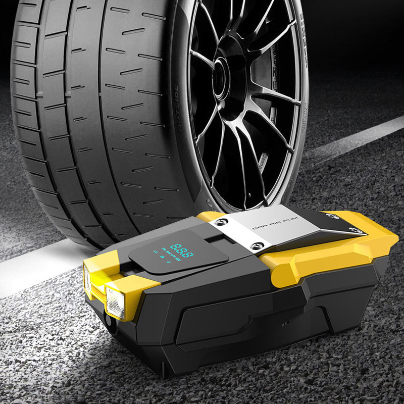 Car Tire Pump Mini Pump Portable Rechargeable Air Compressor Tyre Pump Electric Mini Car Air Compressor Max Customized