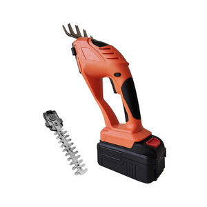 Garden Tool Mini Cordless Battery 2 In 1 Hedge Trimmer Household Bush Grass Cutting Shears