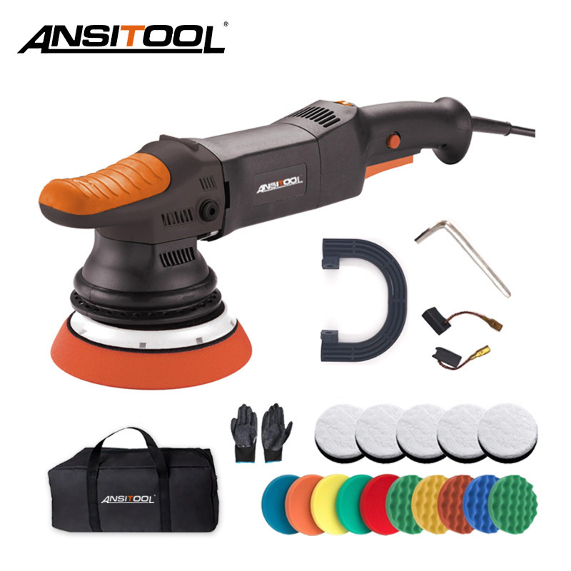 ANSITOOL Wholesaler  DA Polisher-5 Inch Buffing Machine 15mm Random Orbital Electric Car Polishing Machine