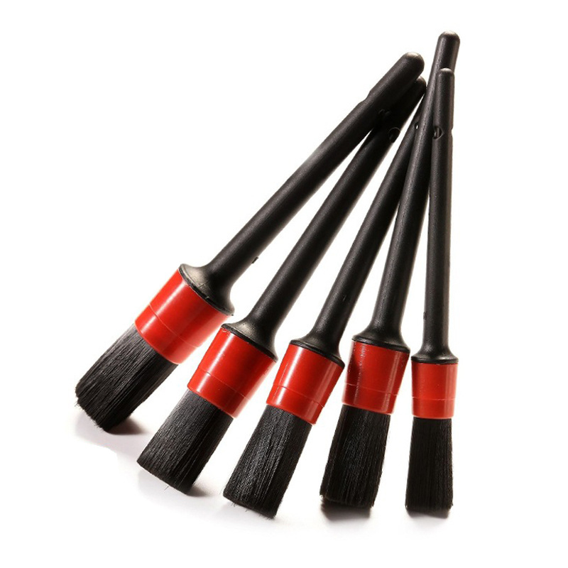 2022 New 5pcs Car Detailing Brush Set, Automotive Detail Brushes For Interior and Exterior Car Cleaning For Car