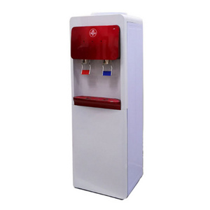 Cold and  hot water dispense with refrigerated cabinet compressor cooling stand drinking dispenser