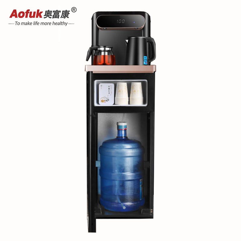 New intelligent  hot and cold water dispenser bottom loading automatic dispenser touch plane control Tea bar machine dispenser