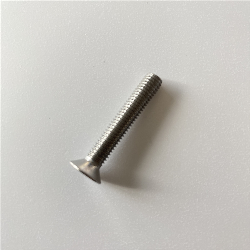 good quality cross recessed countersunk stainless steel din965 flat head machine screw