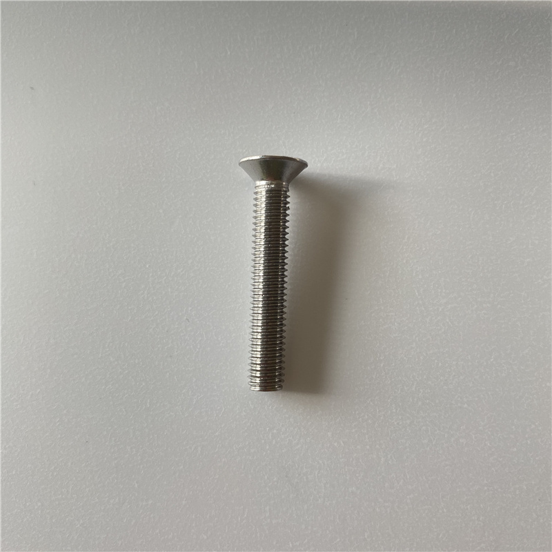 good quality cross recessed countersunk stainless steel din965 flat head machine screw