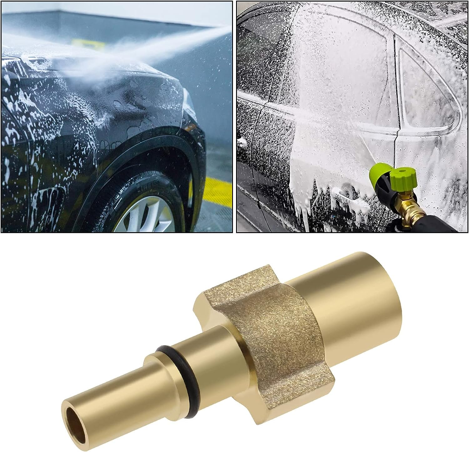 High pressure Brass washer hose connector pressure washer adapter For Snow Foam Lance Cannon