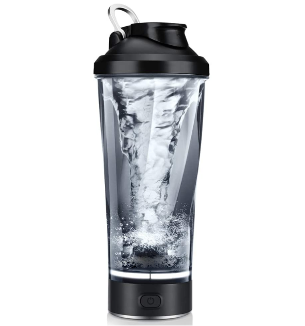 Electric Protein Shaker Bottle, 24 oz USB Rechargeable Shaker Bottles for Protein Mixes with BPA Free, shaker bottle