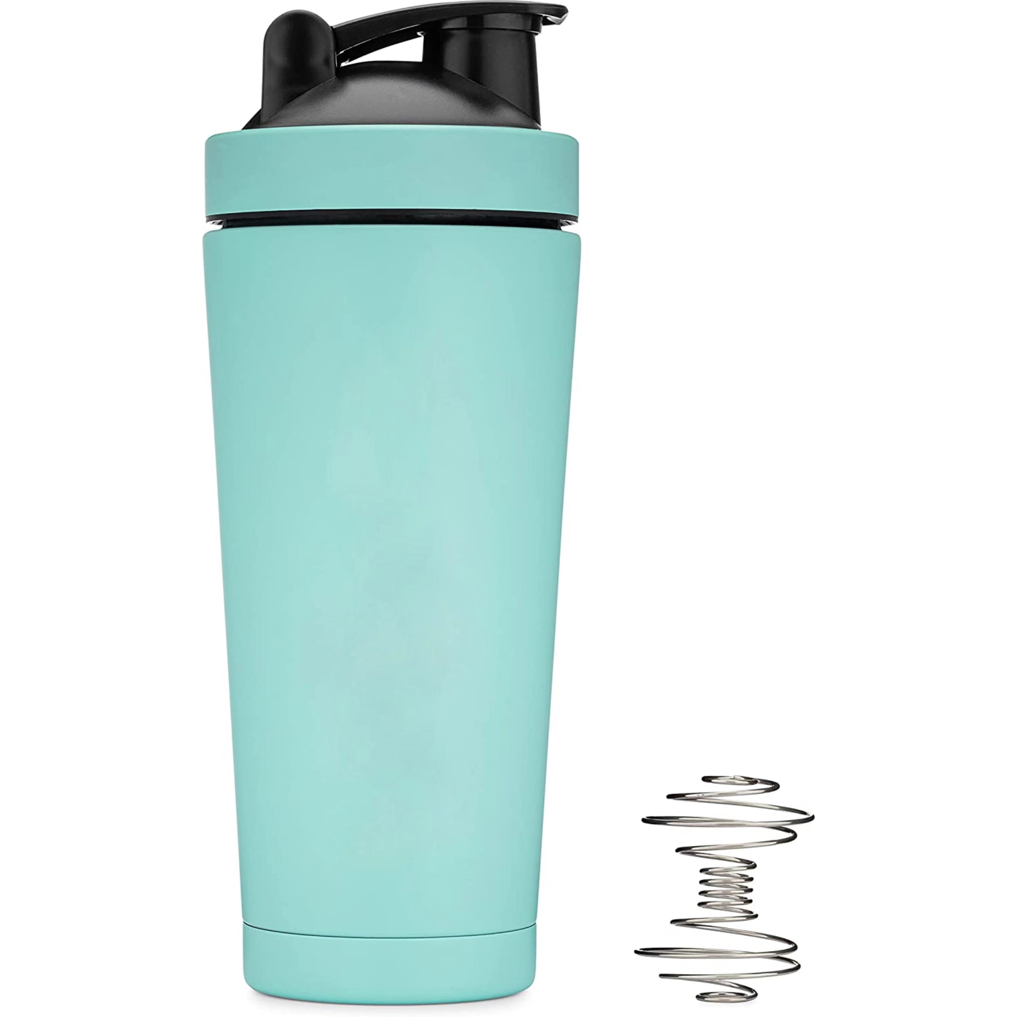 700ml Insulated Stainless Steel double layer Shaker Bottle with Blenders gym  protein supplement shaker bottle