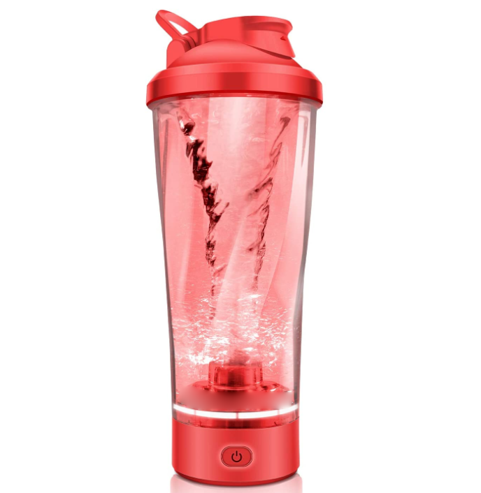 Electric Protein Shaker Bottle, 24 oz USB Rechargeable Shaker Bottles for Protein Mixes with BPA Free, shaker bottle