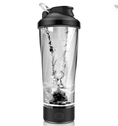 Electric Protein Shaker Bottle, 24 oz USB Rechargeable Shaker Bottles for Protein Mixes with BPA Free, shaker bottle