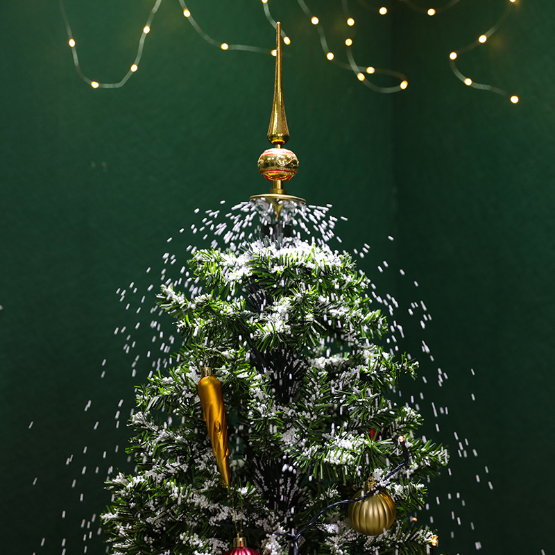 190cm Led Falling Snowing Green Christmas Tree Growing With Umbrella Base