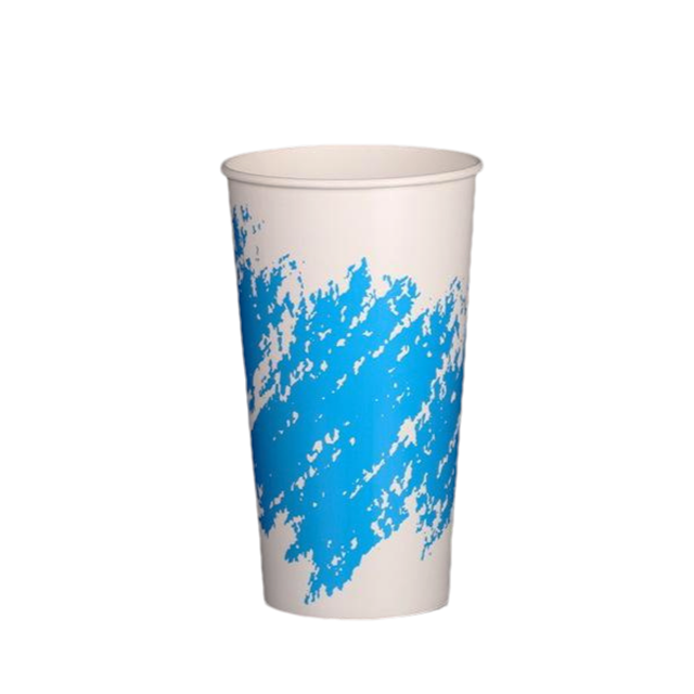 Shenzhen Juice Cups Paper With Logo Papercup Seal 16oz 22oz 32oz 44oz Paper Cup Espresso Lid For Cold Drink