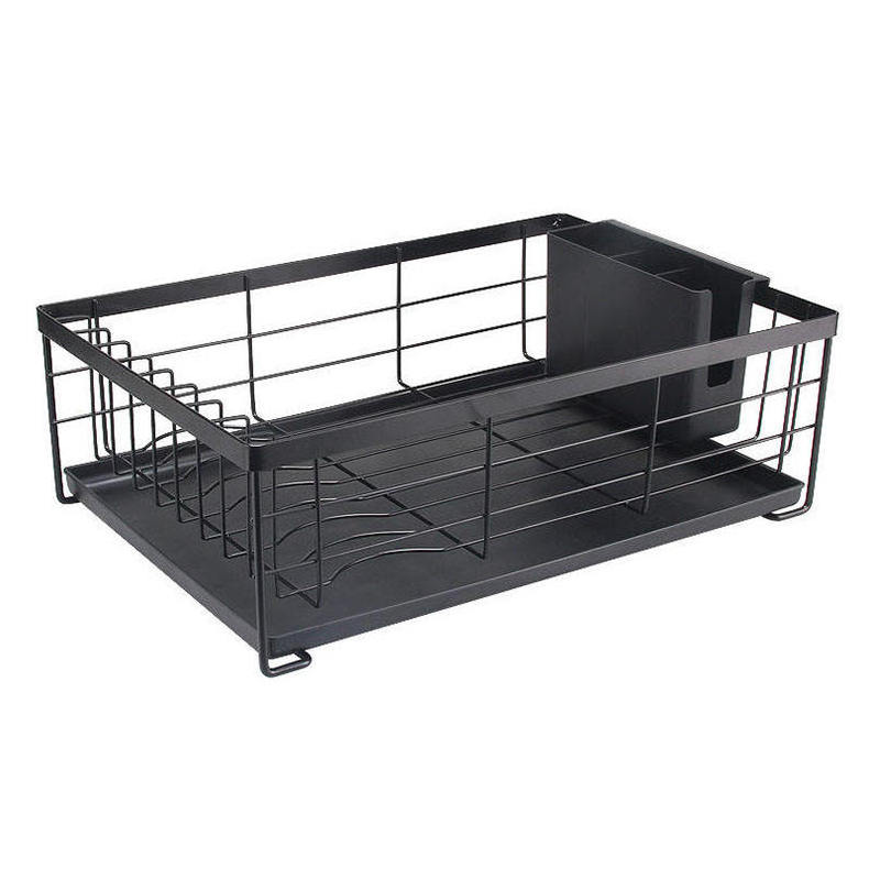 2023 New Metal And Iron Art Material Double Kitchen Storage Dish Rack