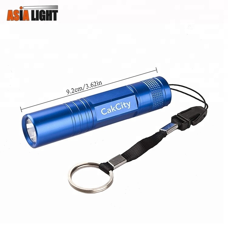 Aluminum Alloy LED Pocket Keychain Flashlight