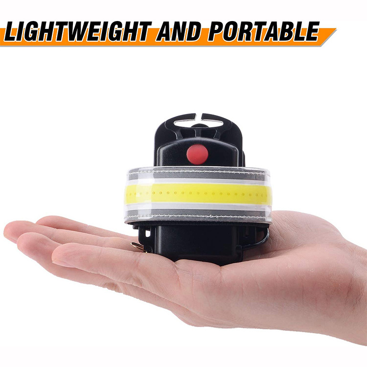 220 Degree Illumination Wide Beam LED Headlamp Flashlight