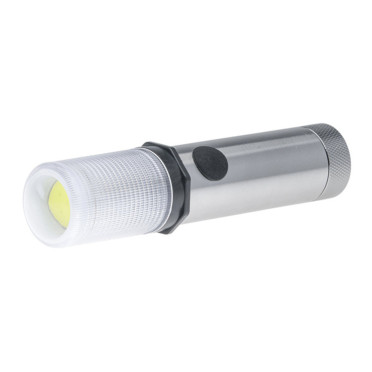 Aluminium Alloy Multi-function COB LED Emergency Road Flare Flashlight