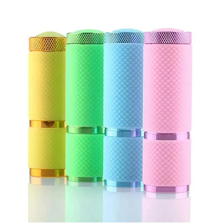 Portable Water Shock Resistant COB LED Rubber Glow In The Dark Flashlight