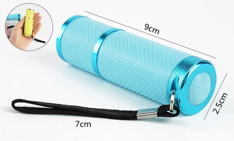 Portable Water Shock Resistant COB LED Rubber Glow In The Dark Flashlight