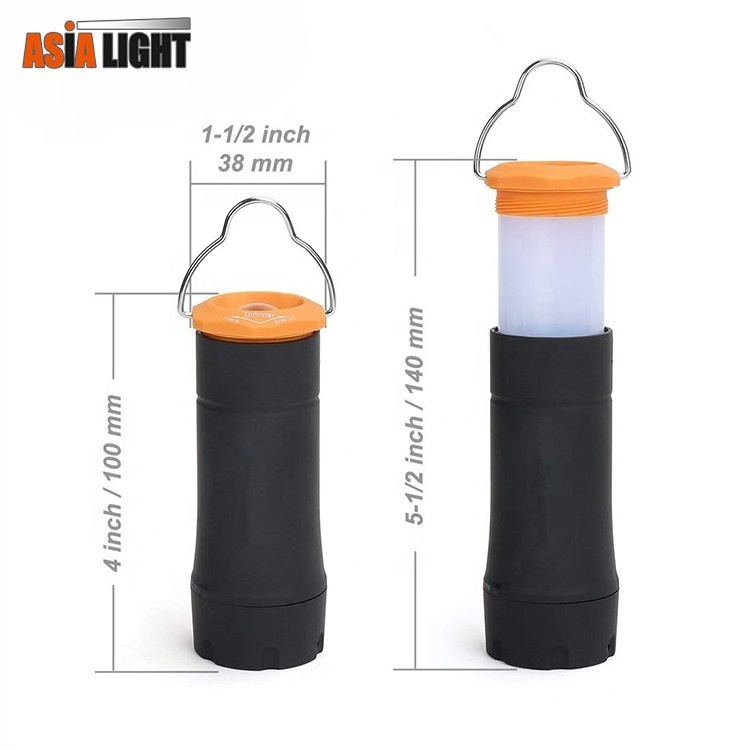 Portable 2 in 1 LED  Telescopic Camping Lantern