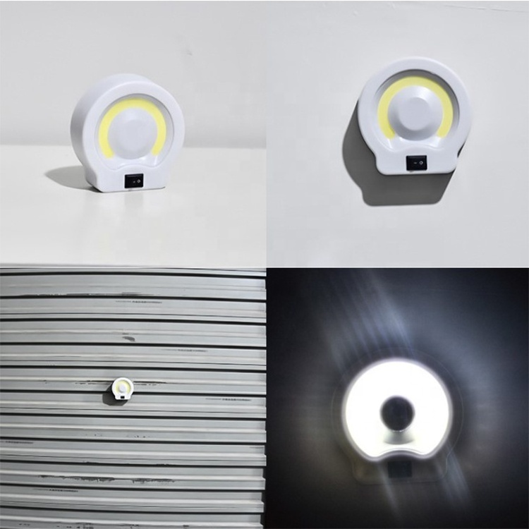 Battery Operated  COB LED Cabinet Night Light Switch