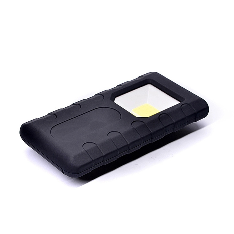 New Design Dry Battery Operated Clip-On 3W COB Pocket Flashlight