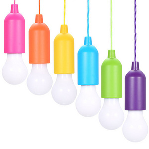 Battery Operated  Hanging  LED Pulling Light Pull Cord Lamp