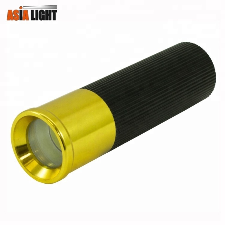 Portable Aluminum Alloy COB LED Gun Shell Flashlight