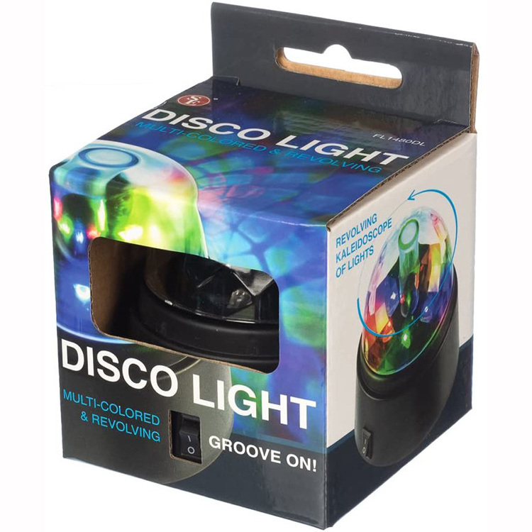 Dome Battery-Operated Rotatingl Spinninig LED Party Disco Light