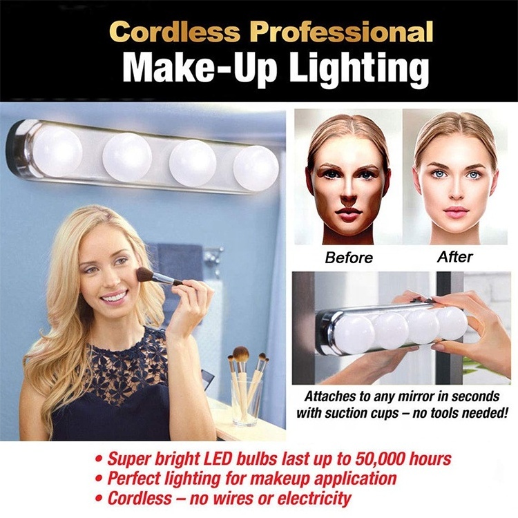 Surface Mounted Wall Mirror Light Bathroom Make Up LED Mirror Lamp  Vanity Makeup LED Mirror Light