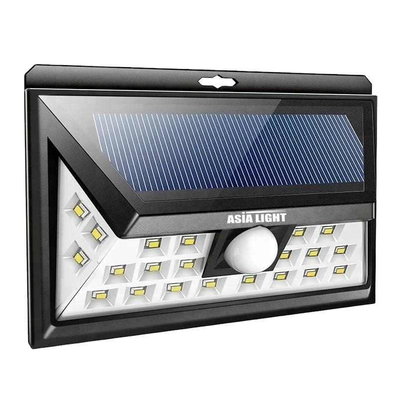 Outdoor Wireless 24 LED Solar Power Outdoor Motion Sensor Wall Light