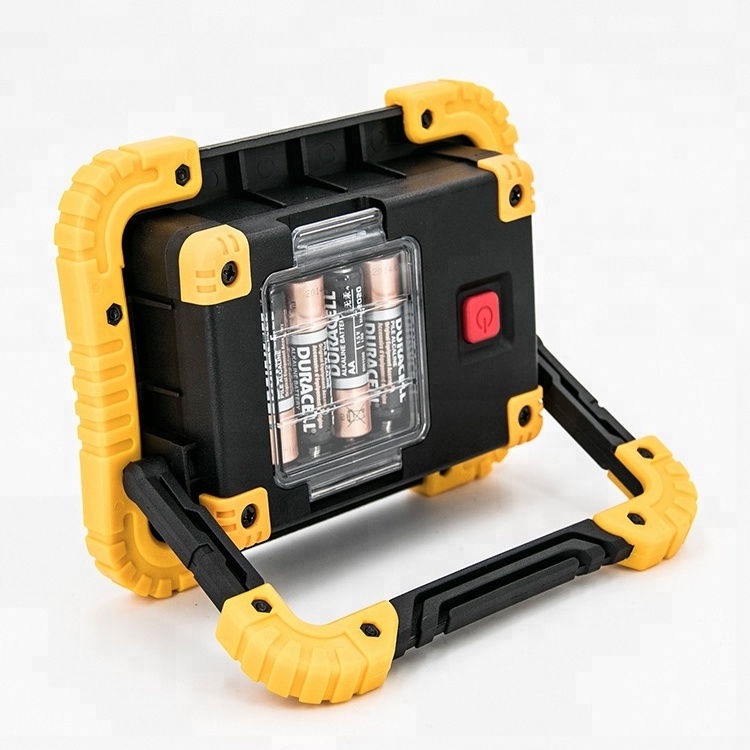 Powered by Battery Waterproof Job Site Lighting Portable COB Flood Light