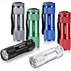 Super Bright Flashlight with Lanyard 9 LED Mini Flashlight