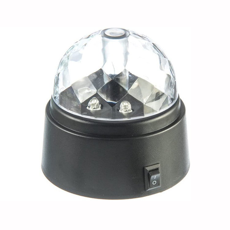 Dome Battery-Operated Rotatingl Spinninig LED Party Disco Light