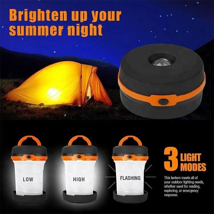 Life Gear 2-in-1 Collapsible LED Lantern LED Pop Up Lantern