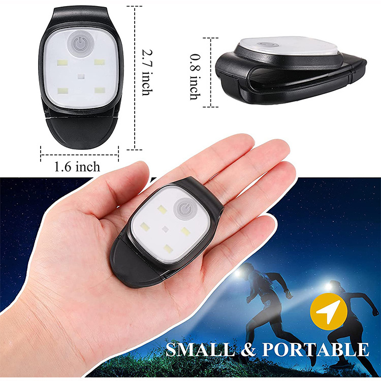 LED Flashlights Clip on Flashlight Night Safely Nursing Night Light Hands Free Strong Magnetic to Grip Clothing