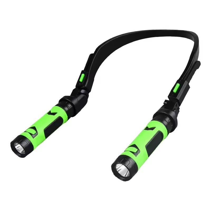 Magnetic USB Rechargeable Goose Flashlight LED Hands Free Neck Light