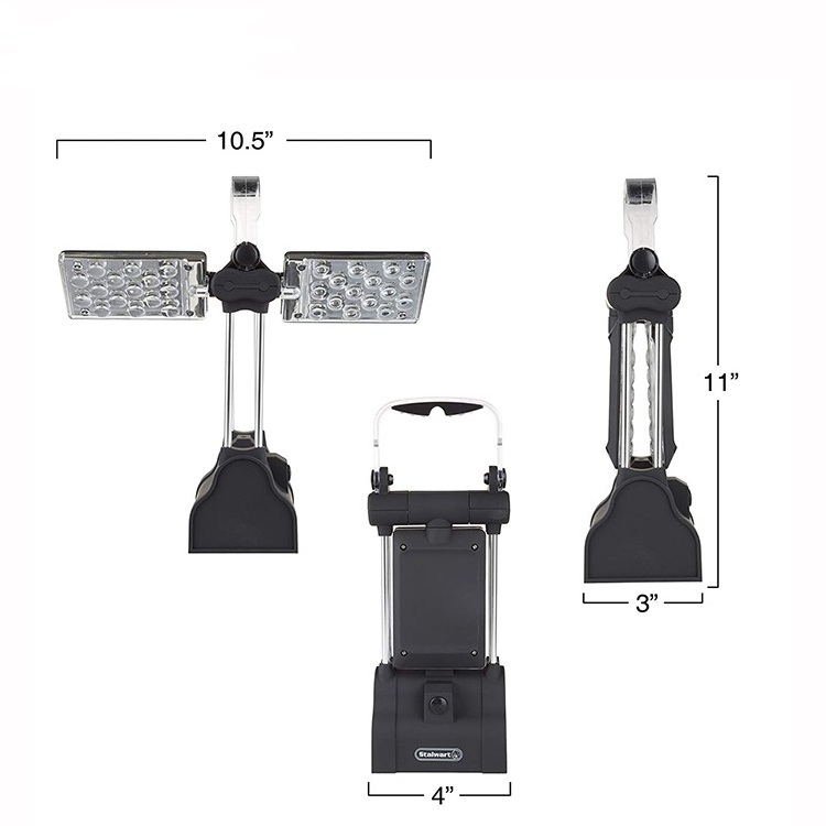 Adjustable 2 Rotating Panels Camping Lantern