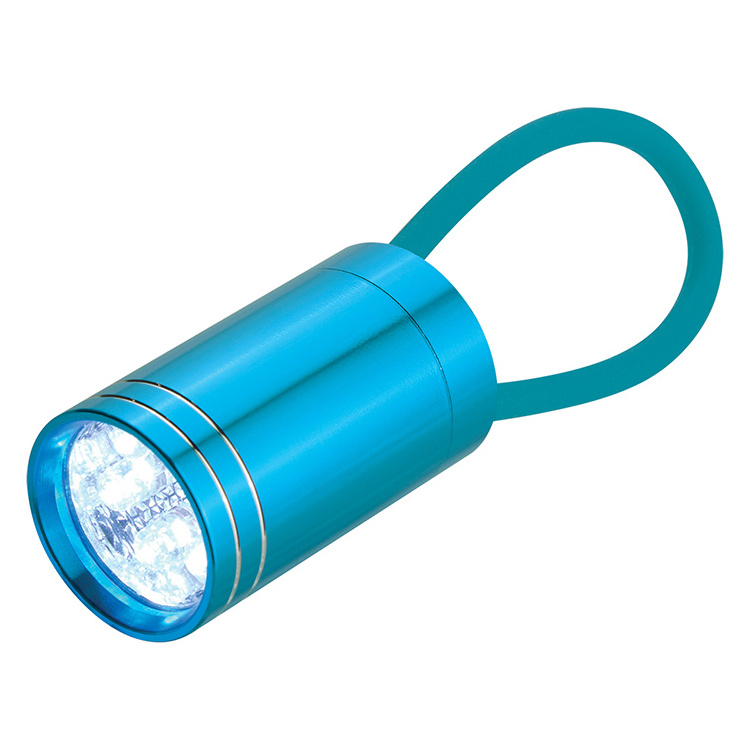 Glow In The Dark Aluminum  LED Loop Flashlight