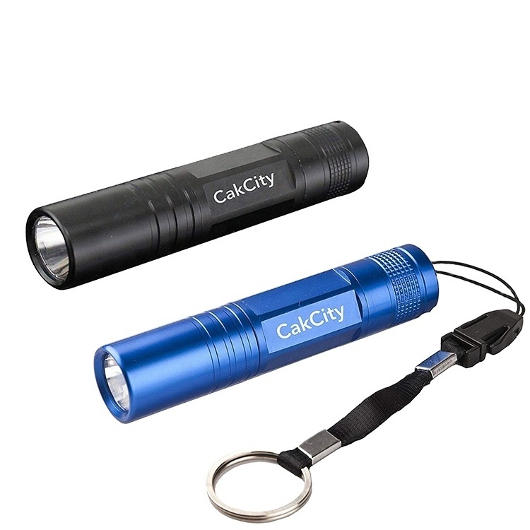 Aluminum Alloy LED Pocket Keychain Flashlight