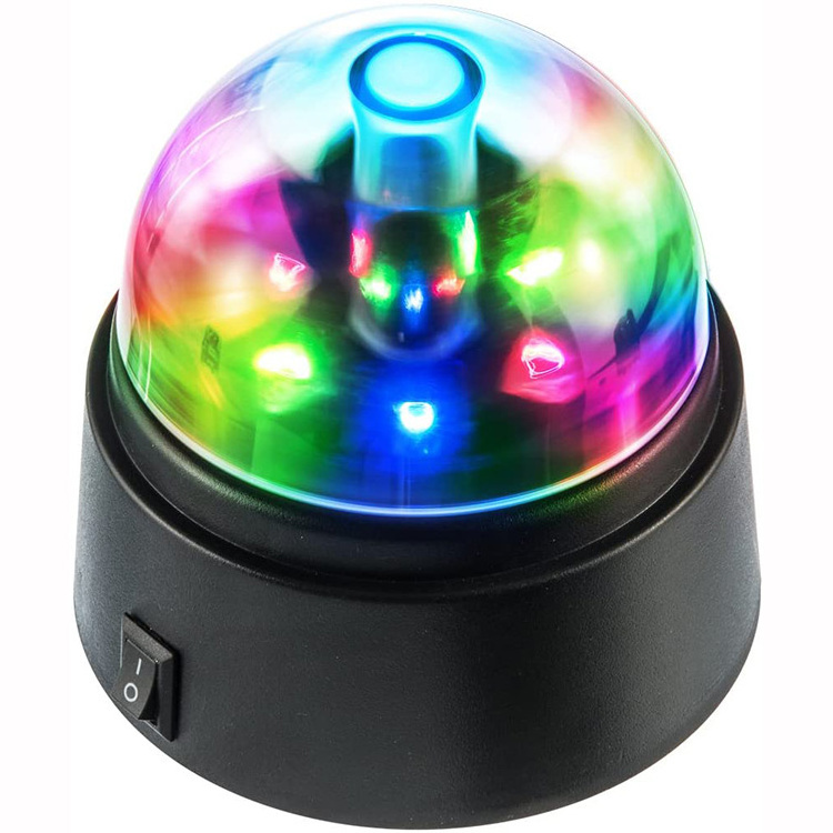 Dome Battery-Operated Rotatingl Spinninig LED Party Disco Light