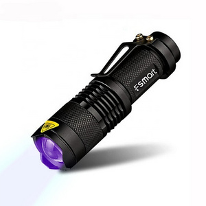 Aluminum Alloy Black Light Flashlight UV Flashlight