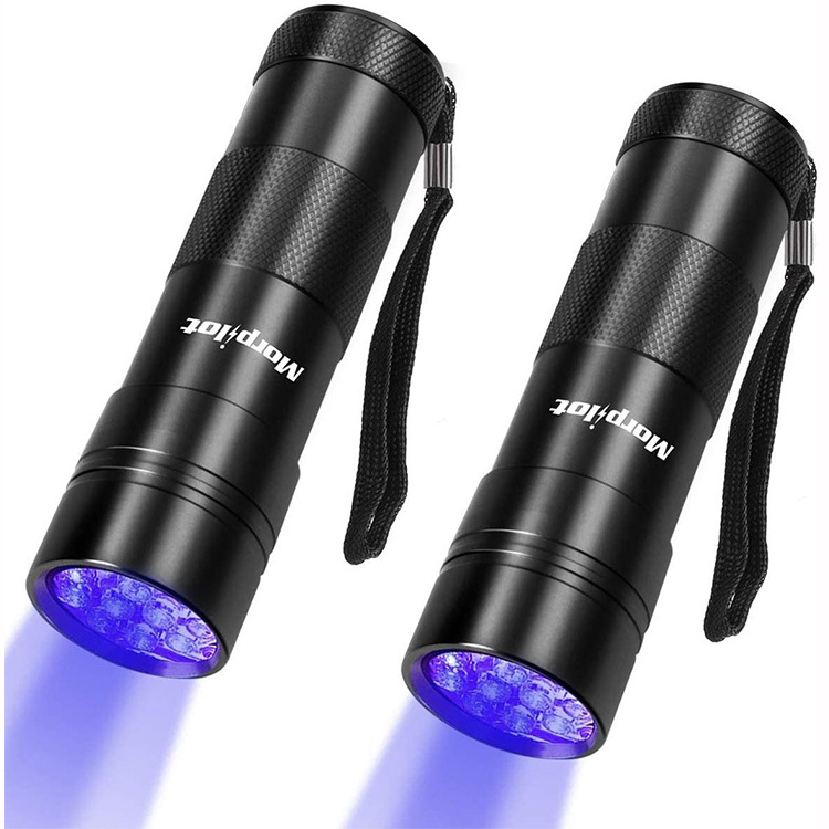 12 Led  Detector for Pets Urine and Stains UV Handheld Blacklight Flashlight